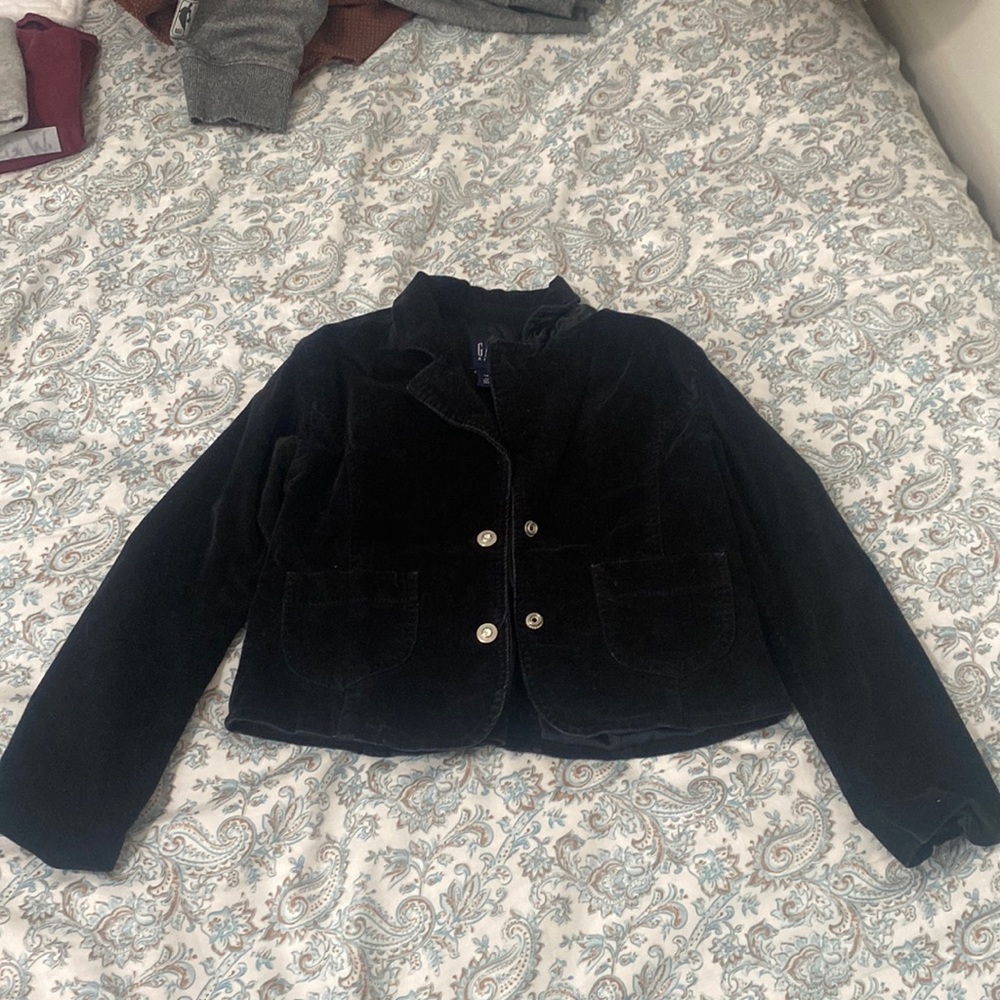Black Mini Jacket, GAP, size S (6-7)